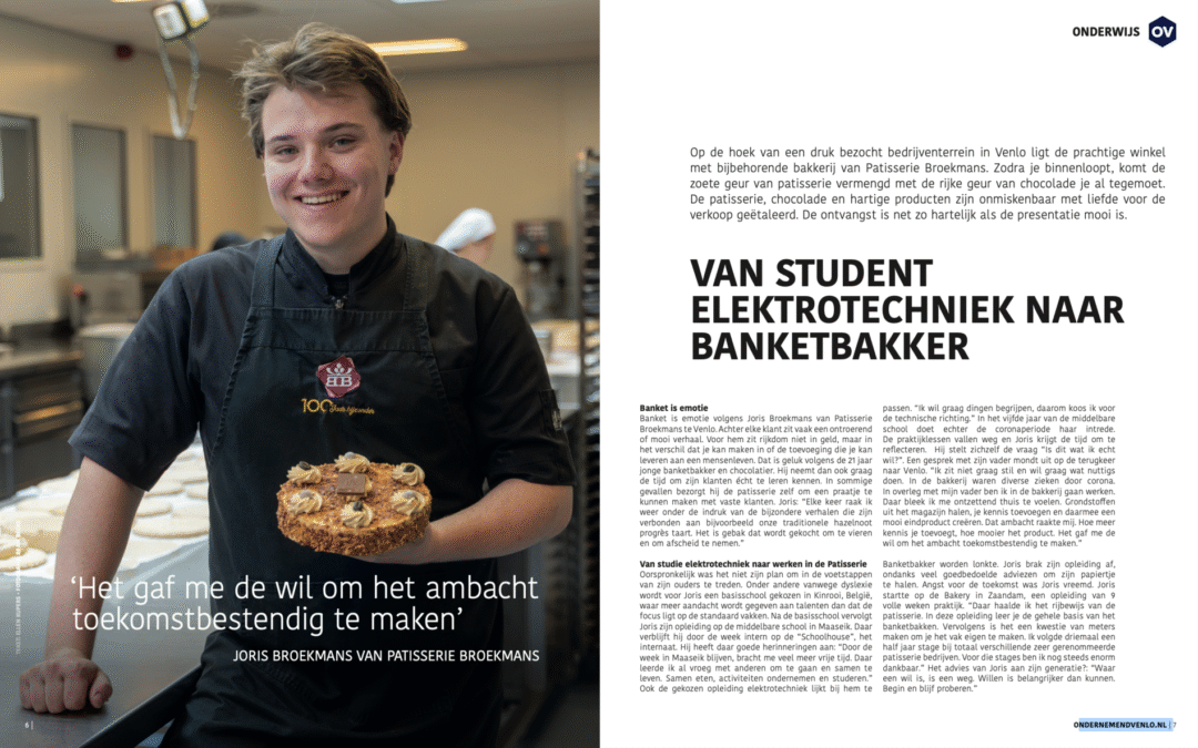 Joris geïnterviewd door Ondernemend Venlo